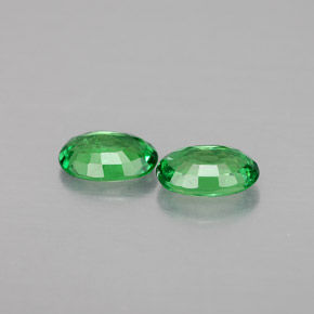 Achetez naturel ct vert grenat tsavorite gems, coupe ovale, en provenance tanzanie chez gemselect. en stock, livraison internationale!