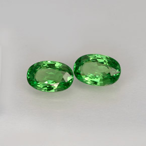 Achetez naturel ct vert grenat tsavorite gems, coupe ovale, en provenance tanzanie chez gemselect. en stock, livraison internationale!