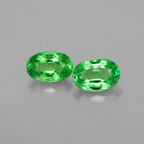 Achetez naturel ct vert grenat tsavorite gems, coupe ovale, en provenance tanzanie chez gemselect. en stock, livraison internationale!