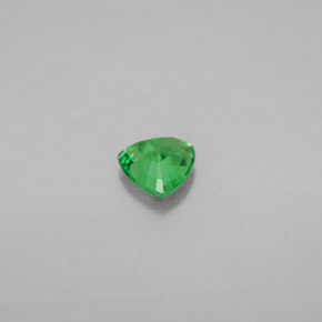 Grenat tsavorite vert naturelle trillion, 0,54 ct, VS