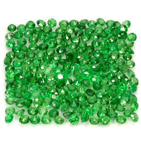 Achetez naturel ct vert grenat tsavorite gems, coupe roude, en provenance tanzanie chez gemselect. en stock, livraison internationale!