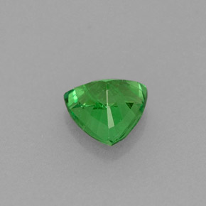 Grenat tsavorite vert naturelle trillion, 0,55 ct, VS