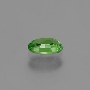 Grenat tsavorite vert naturelle coupe ovale, 0,58 ct, VVS-VS