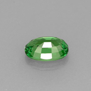 Grenat Tsavorite Vert chrome naturelle Coupe ovale, 0.61 ct, VVS-VS