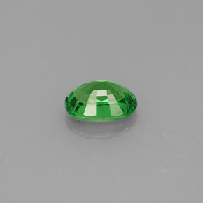Grenat Tsavorite Vert chrome naturelle Coupe ovale, 0.69 ct, VS