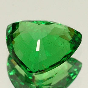 Grenat Tsavorite Vert éclatant naturelle Trillion, 1.05 ct, VS