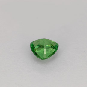 Grenat tsavorite vert naturelle trillion, 0,40 ct, VS