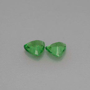 Achetez naturel ct vert grenat tsavorite gems, trillion, en provenance tanzanie chez gemselect. en stock, livraison internationale!