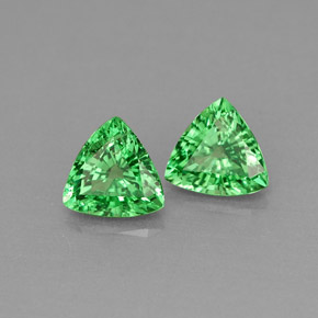 Achetez naturel ct Vert chrome Grenat Tsavorite gems, Trillion, En provenance Tanzanie chez GemSelect. En stock, livraison internationale!