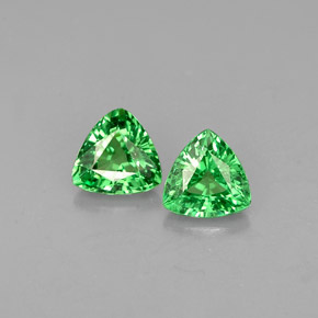 Achetez naturel ct Vert chrome Grenat Tsavorite gems, Trillion, En provenance Tanzanie chez GemSelect. En stock, livraison internationale!
