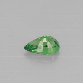 Grenat tsavorite vert naturelle en forme de poire, 0,51 ct, VS