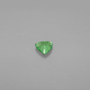 Grenat Tsavorite Vert chrome naturelle Trillion, 0.39 ct, VS