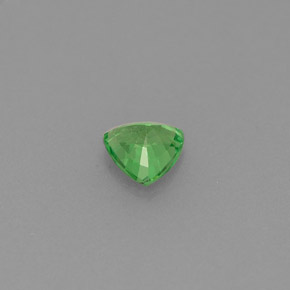 Grenat Tsavorite Vert chrome naturelle Trillion, 0.28 ct, VS