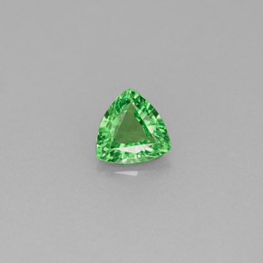 Grenat tsavorite vert naturelle trillion, 0,43 ct, VS