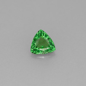 Grenat Tsavorite Vert chrome naturelle Trillion, 0.43 ct, VS