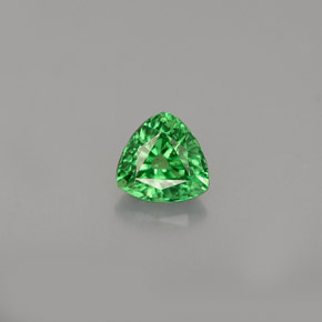 Grenat Tsavorite Vert chrome naturelle Trillion, 0.39 ct, VS