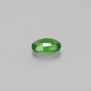 Grenat tsavorite vert naturelle coupe ovale, 0,62 ct, VS-SI