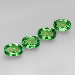 Achetez naturel ct Vert chrome Grenat Tsavorite gems, Coupe ovale, En provenance Tanzanie chez GemSelect. En stock, livraison internationale!