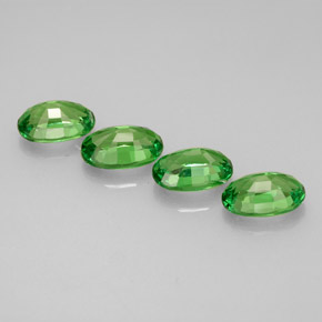 Achetez naturel ct Vert chrome Grenat Tsavorite gems, Coupe ovale, En provenance Tanzanie chez GemSelect. En stock, livraison internationale!