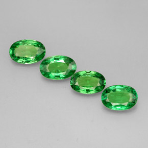 Achetez naturel ct vert grenat tsavorite gems, coupe ovale, en provenance tanzanie chez gemselect. en stock, livraison internationale!