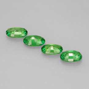 Achetez naturel ct vert grenat tsavorite gems, coupe ovale, en provenance tanzanie chez gemselect. en stock, livraison internationale!