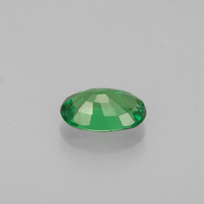 Grenat Tsavorite Vert chrome naturelle Coupe ovale, 0.51 ct, VS