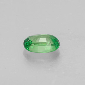 Grenat Tsavorite Vert chrome naturelle Coupe ovale, 0.62 ct, VS