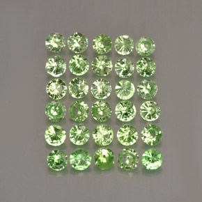 Achetez naturel ct Vert Grenat Tsavorite gems, Coupe roude, En provenance Tanzanie chez GemSelect. En stock, livraison internationale!
