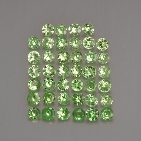 Achetez naturel ct vert grenat tsavorite gems, coupe roude, en provenance tanzanie chez gemselect. en stock, livraison internationale!