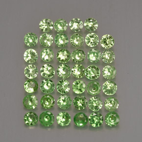 Achetez naturel ct vert grenat tsavorite gems, coupe roude, en provenance tanzanie chez gemselect. en stock, livraison internationale!