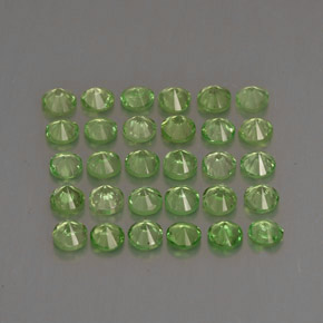 Achetez naturel ct vert grenat tsavorite gems, coupe roude, en provenance tanzanie chez gemselect. en stock, livraison internationale!