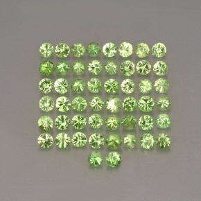 Achetez naturel ct Vert Grenat Tsavorite gems, Coupe roude, En provenance Tanzanie chez GemSelect. En stock, livraison internationale!