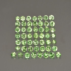 Achetez naturel ct vert grenat tsavorite gems, coupe roude, en provenance tanzanie chez gemselect. en stock, livraison internationale!