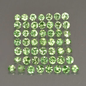 Achetez naturel ct vert grenat tsavorite gems, coupe roude, en provenance tanzanie chez gemselect. en stock, livraison internationale!