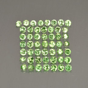 Achetez naturel ct vert grenat tsavorite gems, coupe roude, en provenance tanzanie chez gemselect. en stock, livraison internationale!