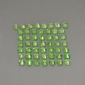 Achetez naturel ct vert grenat tsavorite gems, coupe roude, en provenance tanzanie chez gemselect. en stock, livraison internationale!