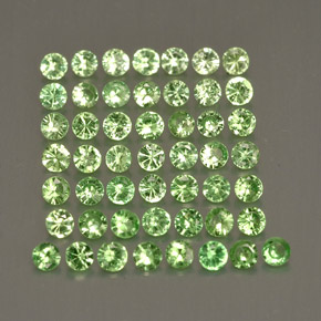 Achetez naturel ct Vert clair Grenat Tsavorite gems, Coupe roude, En provenance Tanzanie chez GemSelect. En stock, livraison internationale!