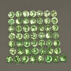 Achetez naturel ct Vert clair Grenat Tsavorite gems, Coupe roude, En provenance Tanzanie chez GemSelect. En stock, livraison internationale!