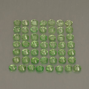 Achetez naturel ct Vert clair Grenat Tsavorite gems, Coupe roude, En provenance Tanzanie chez GemSelect. En stock, livraison internationale!
