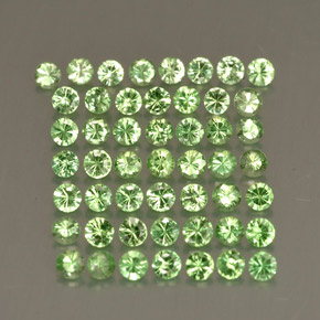 Achetez naturel ct Vert clair Grenat Tsavorite gems, Coupe roude, En provenance Tanzanie chez GemSelect. En stock, livraison internationale!