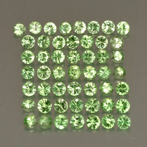 Achetez naturel ct Vert clair Grenat Tsavorite gems, Coupe roude, En provenance Tanzanie chez GemSelect. En stock, livraison internationale!