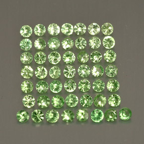 Achetez naturel ct Vert clair Grenat Tsavorite gems, Coupe roude, En provenance Tanzanie chez GemSelect. En stock, livraison internationale!