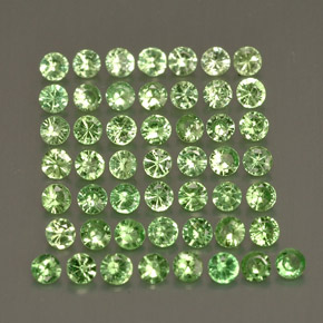 Achetez naturel ct Vert clair Grenat Tsavorite gems, Coupe roude, En provenance Tanzanie chez GemSelect. En stock, livraison internationale!
