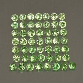 Achetez naturel ct vert grenat tsavorite gems, coupe roude, en provenance tanzanie chez gemselect. en stock, livraison internationale!