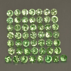 Achetez naturel ct vert grenat tsavorite gems, coupe roude, en provenance tanzanie chez gemselect. en stock, livraison internationale!