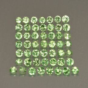 Achetez naturel ct Vert clair Grenat Tsavorite gems, Coupe roude, En provenance Tanzanie chez GemSelect. En stock, livraison internationale!
