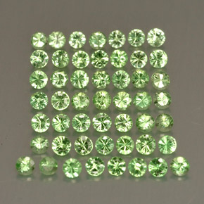 Achetez naturel ct Vert clair Grenat Tsavorite gems, Coupe roude, En provenance Tanzanie chez GemSelect. En stock, livraison internationale!