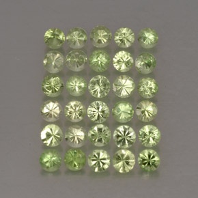 Achetez naturel ct vert grenat tsavorite gems, coupe roude, en provenance tanzanie chez gemselect. en stock, livraison internationale!