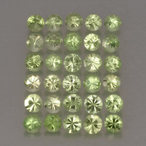 Achetez naturel ct vert grenat tsavorite gems, coupe roude, en provenance tanzanie chez gemselect. en stock, livraison internationale!