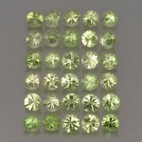 Achetez naturel ct vert grenat tsavorite gems, coupe roude, en provenance tanzanie chez gemselect. en stock, livraison internationale!